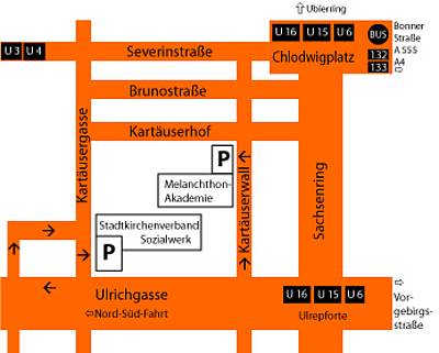Anfahrt MAK Südstadt Anfahrt MAK Südstadt